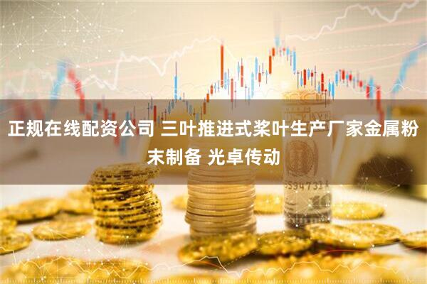 正规在线配资公司 三叶推进式桨叶生产厂家金属粉末制备 光卓传动